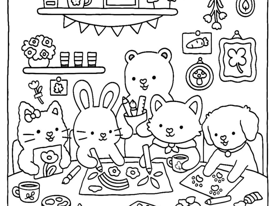 10 Bold And Easy Coloring Pages Bold And Easy Coloring Book Chibi Coloring Page Kawaii Coloring Book Stress Relief Coloring Print Pdf Etsy Israel