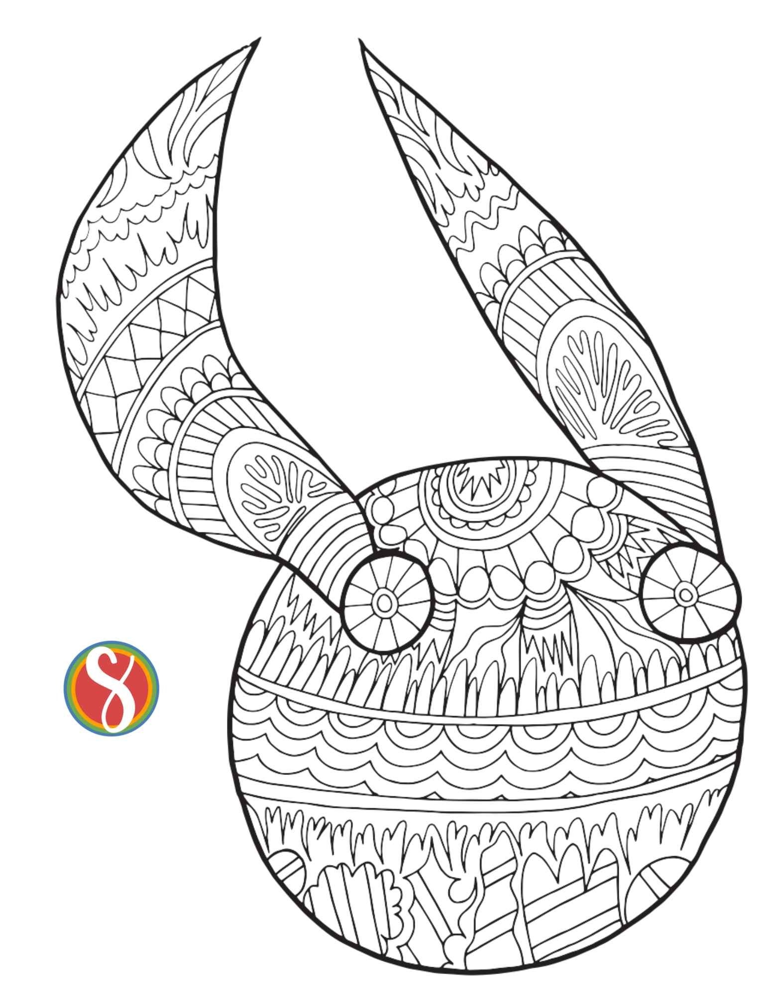 10 Free Golden Snitch Coloring Pages Stevie Doodles