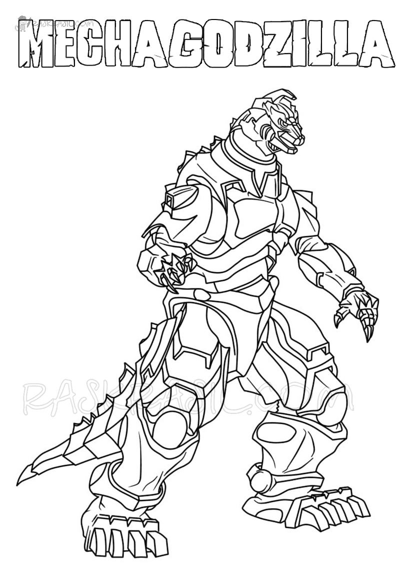 10 Mechagodzilla Coloring Pages Ideas Coloring Pages Kaiju Art Godzilla