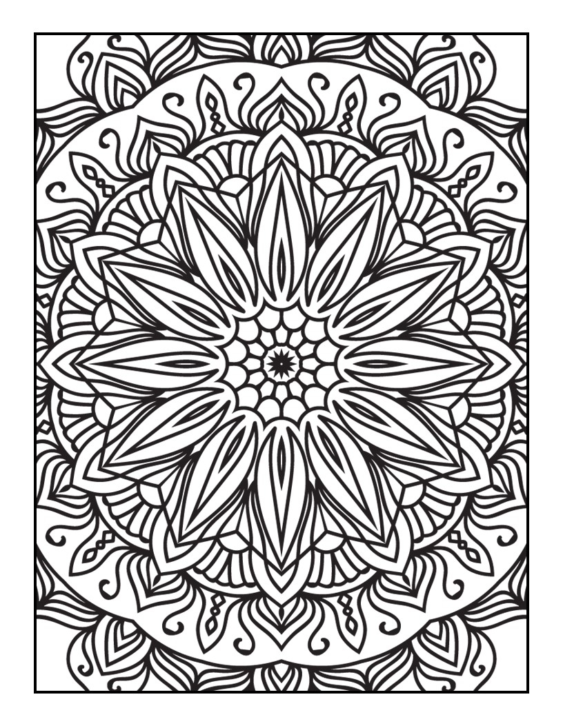 100 Mandala Coloring Pages For Adults Made By Teachers