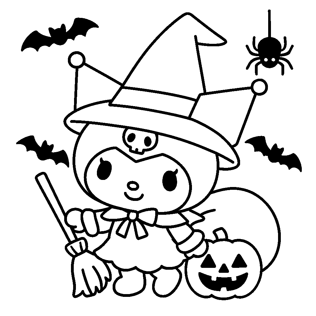 11 Kuromi Coloring Pages TheToyZone