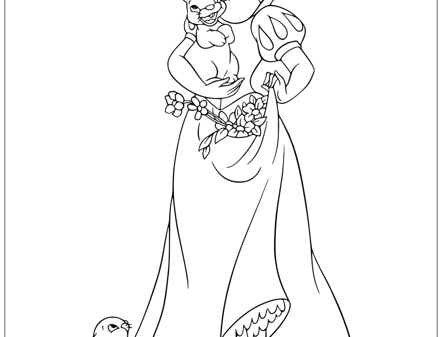 116 Snow White And The Seven Dwarfs Coloring Pages Disneyclips