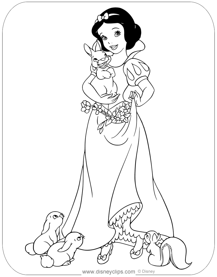 116 Snow White And The Seven Dwarfs Coloring Pages Disneyclips 116 Snow White And The Seven Dwarfs Coloring Pages Disneyclips