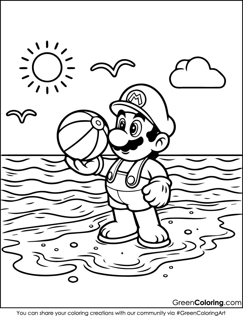 12 Must Have Super Mario Coloring Pages Free Printable PDFs