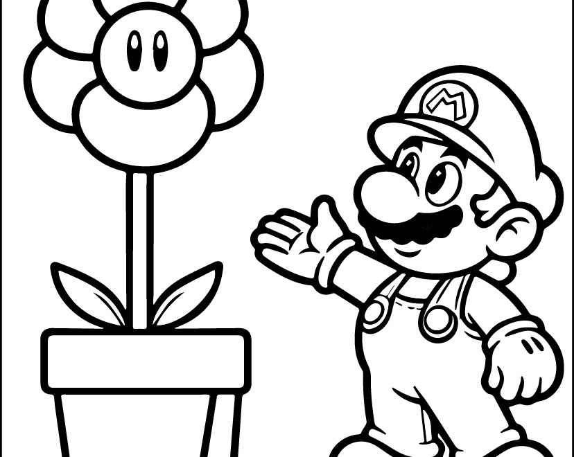 12 Must Have Super Mario Coloring Pages Free Printable PDFs