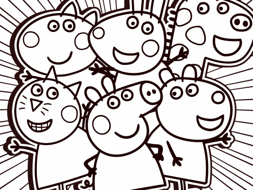 12 Peppa Pig Coloring Pages TheToyZone