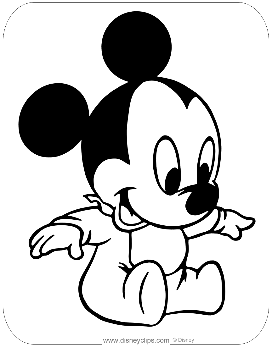 149 Printable Disney Babies Coloring Pages Disneyclips