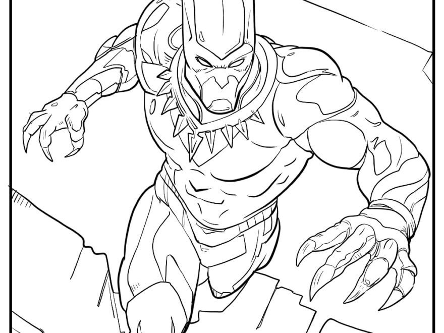 15 Black Panther Coloring Pages Printable Easy Free PDFs