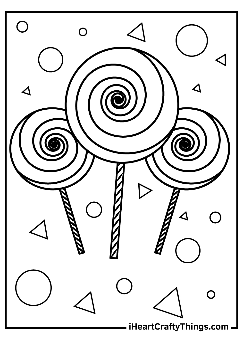 15 Candy Coloring Pages 100 Free Printables 