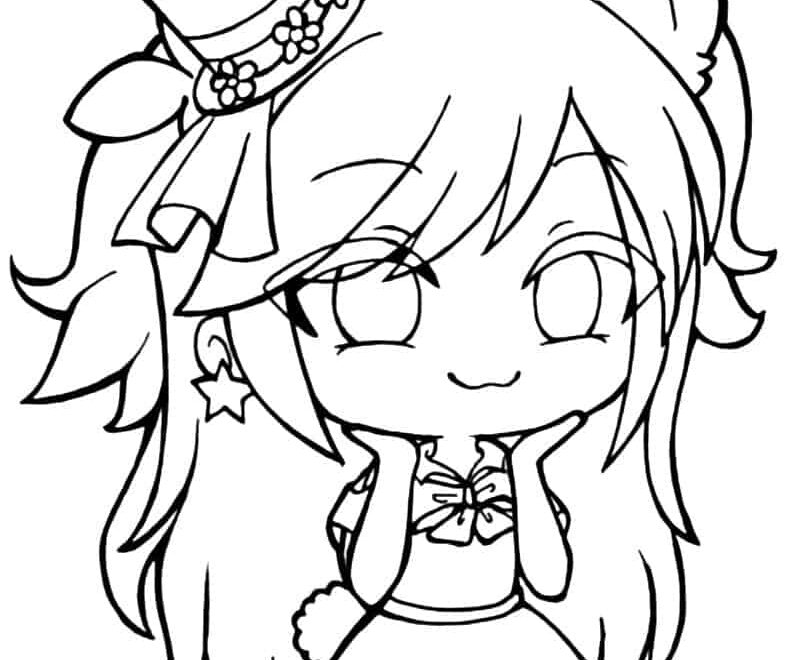 15 Gacha Life Coloring Pages For Free Artsy Pretty Colors