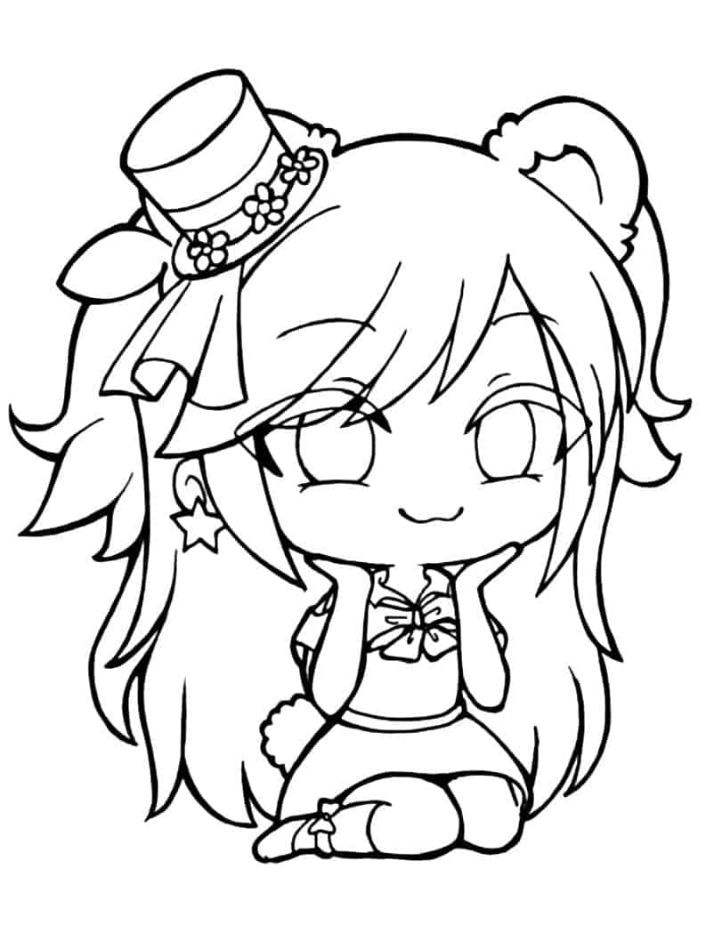 15 Gacha Life Coloring Pages For Free Artsy Pretty Colors