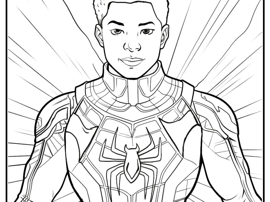 15 Miles Morales Coloring Pages Free Printable PDFs