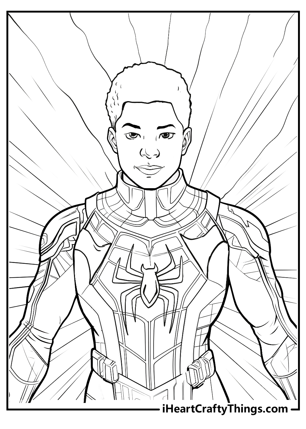 15 Miles Morales Coloring Pages Free Printable PDFs