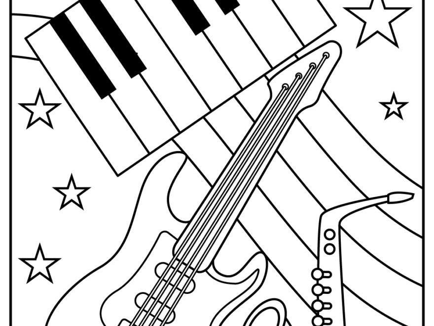 15 Music Coloring Pages 100 Free Printables