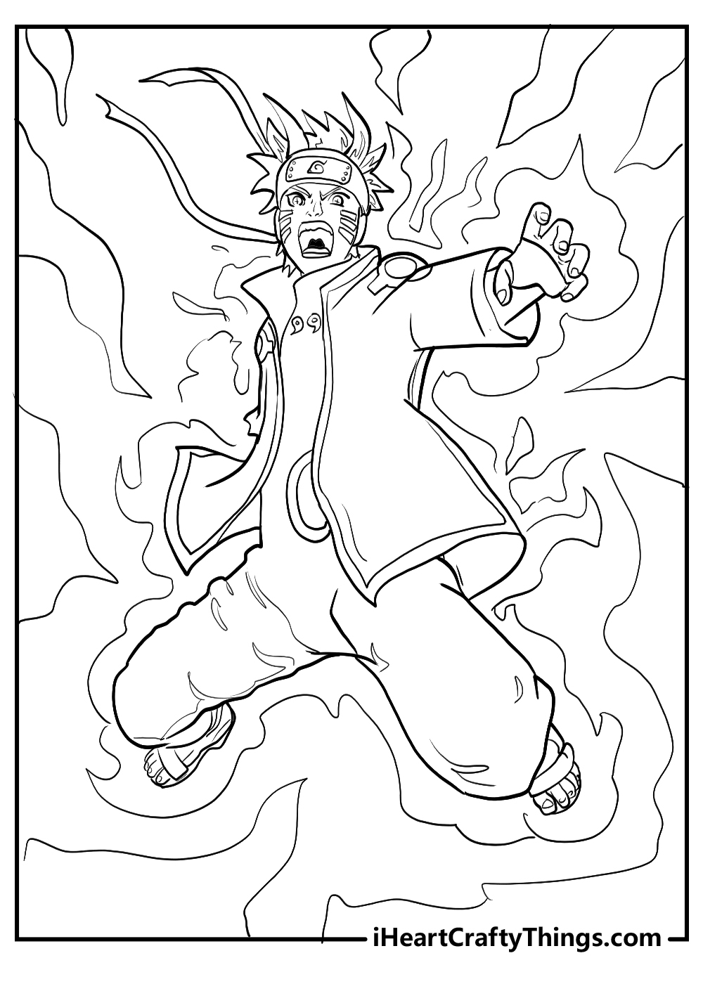 Naruto Coloring Pages Color