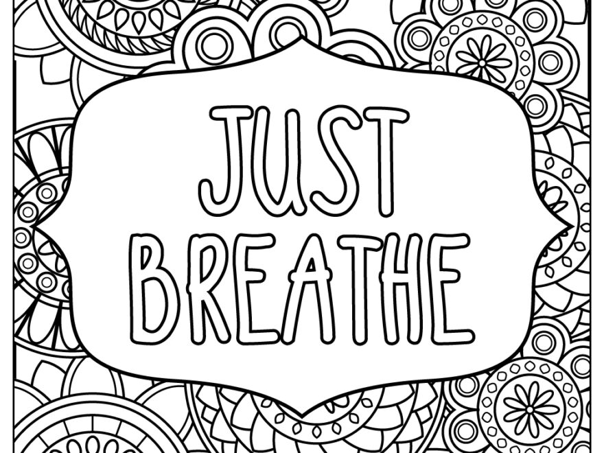 15 Stress Relief Coloring Pages 100 Free Printables