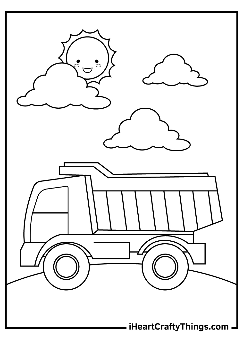 Semi Truck Coloring Pages