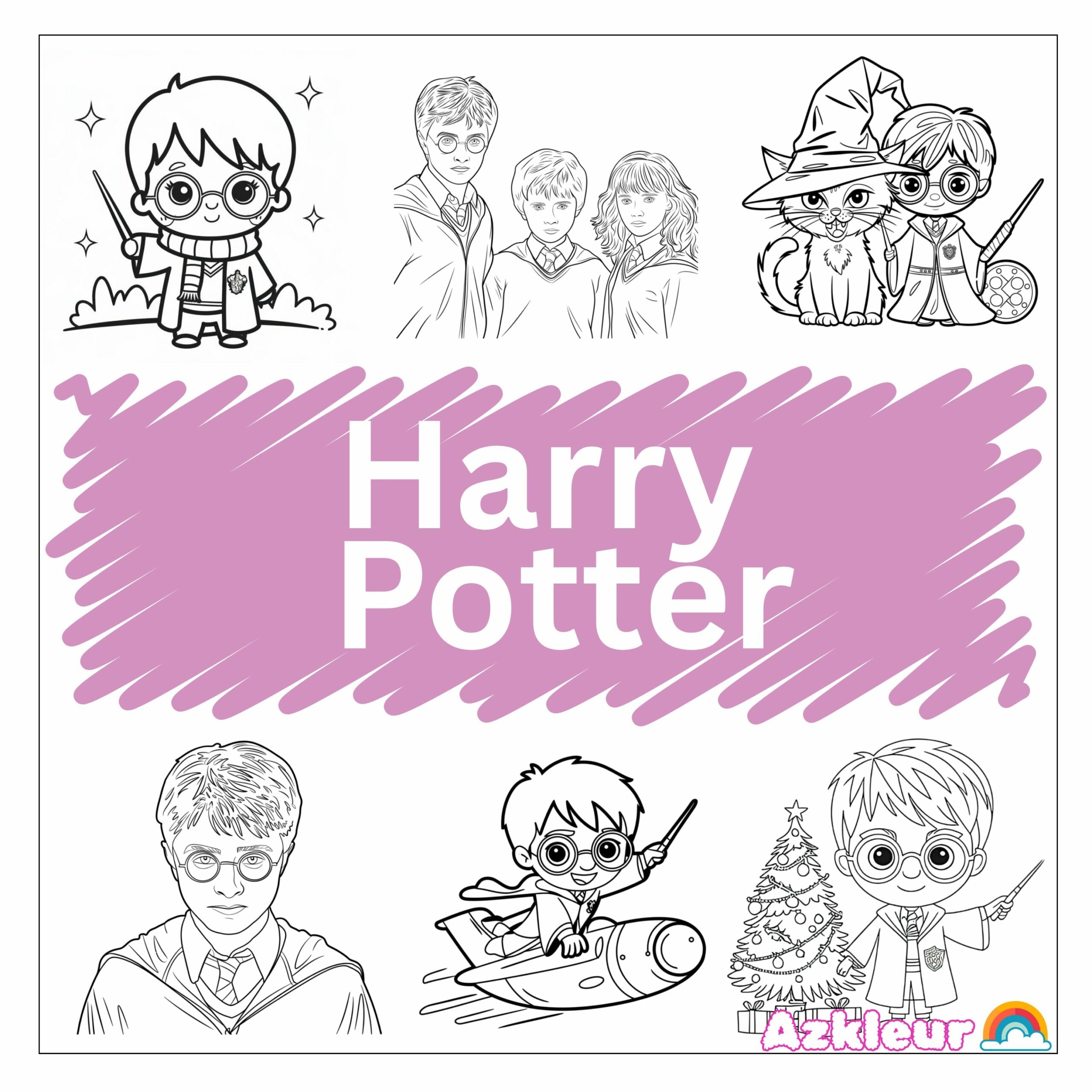 17 Harry Potter Coloring Pages For Kids Download