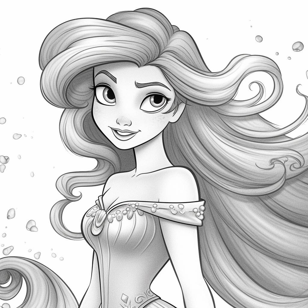 17 The Little Mermaid Coloring Pages For Princess Ariel Fans TheToyZone