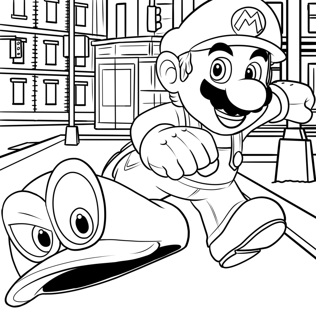 18 Awesome Super Mario Bros Coloring Pages TheToyZone