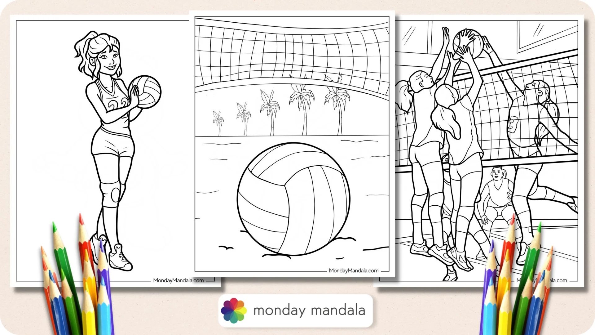 18 Volleyball Coloring Pages Free PDF Printables 18 Volleyball Coloring Pages Free PDF Printables