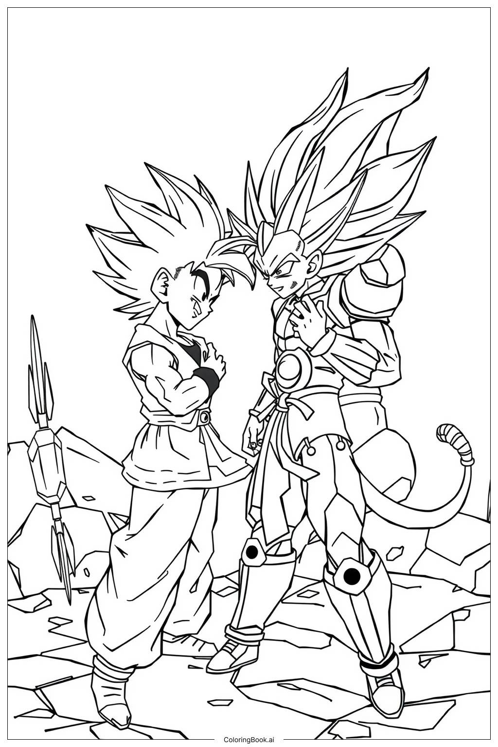 19 Dragon Ball Z Coloring Pages Free PDF PNG Printables 