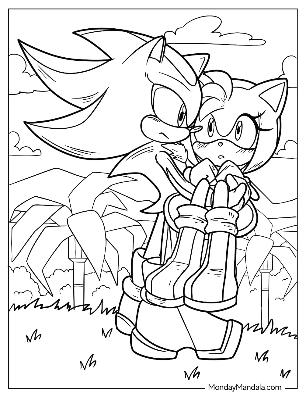 20 Amy Rose Coloring Pages Free PDF Printables 