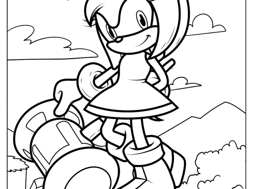 20 Amy Rose Coloring Pages Free PDF Printables