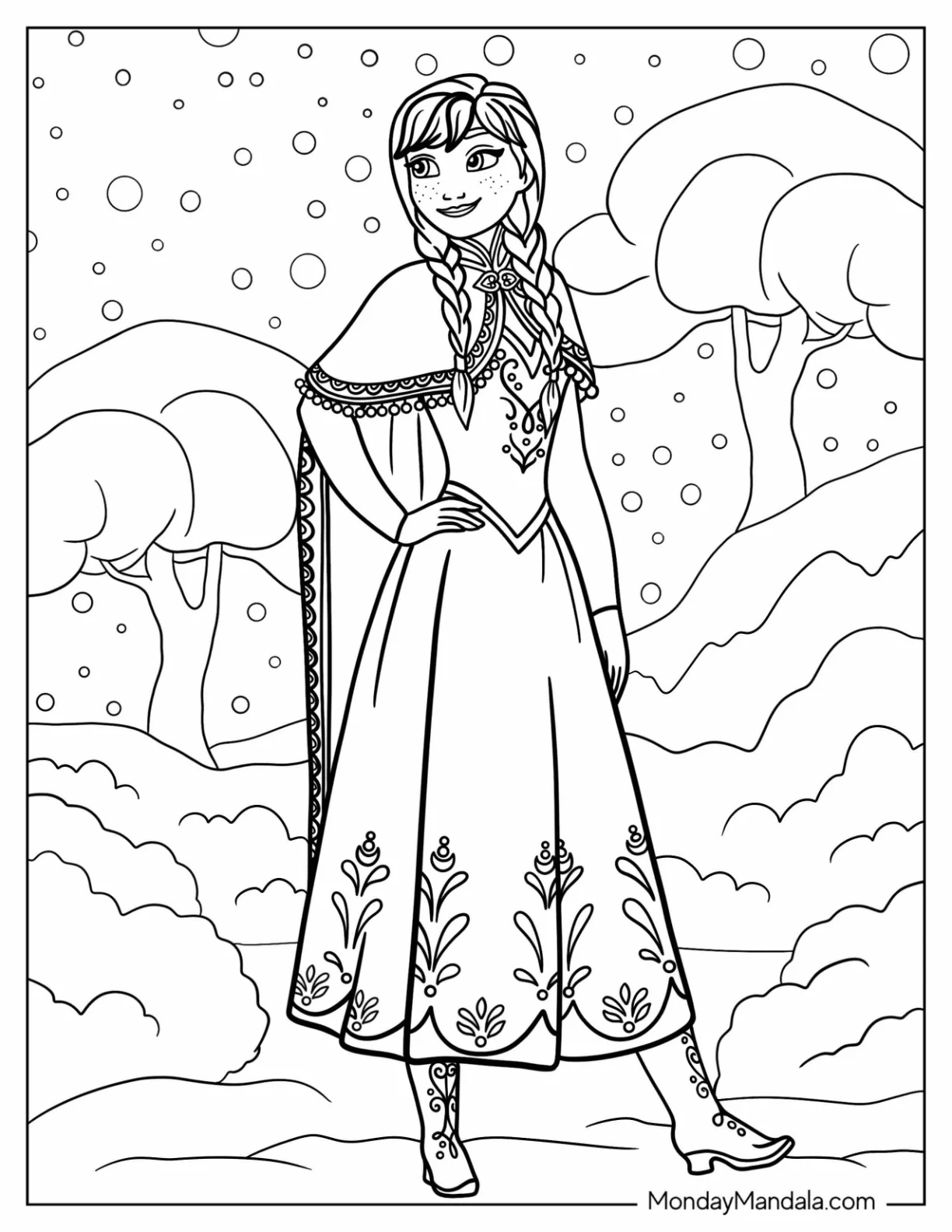 20 Anna Coloring Pages Free PDF Printables 