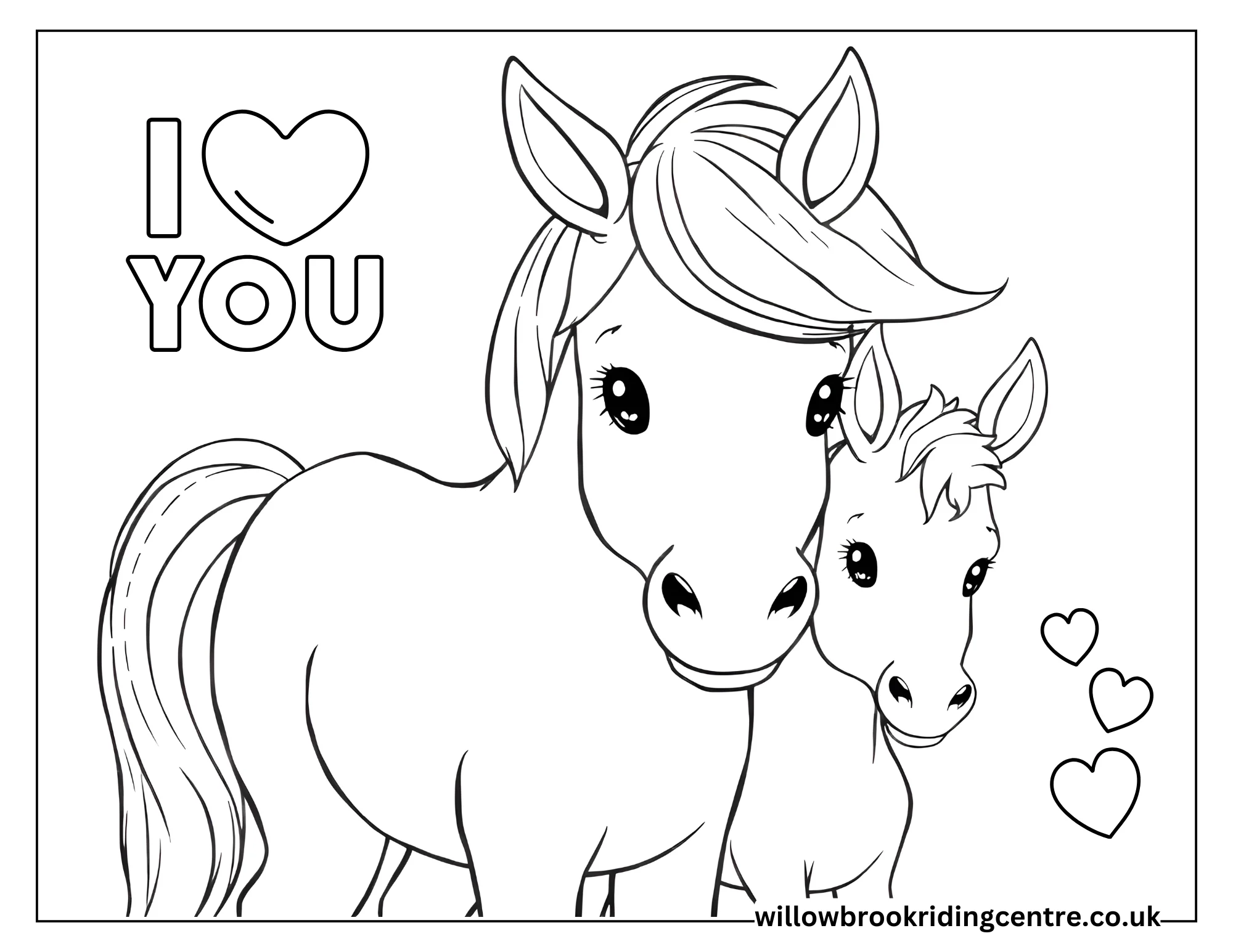 20 Cute Baby Horse Coloring Pages Free PDF Printables 