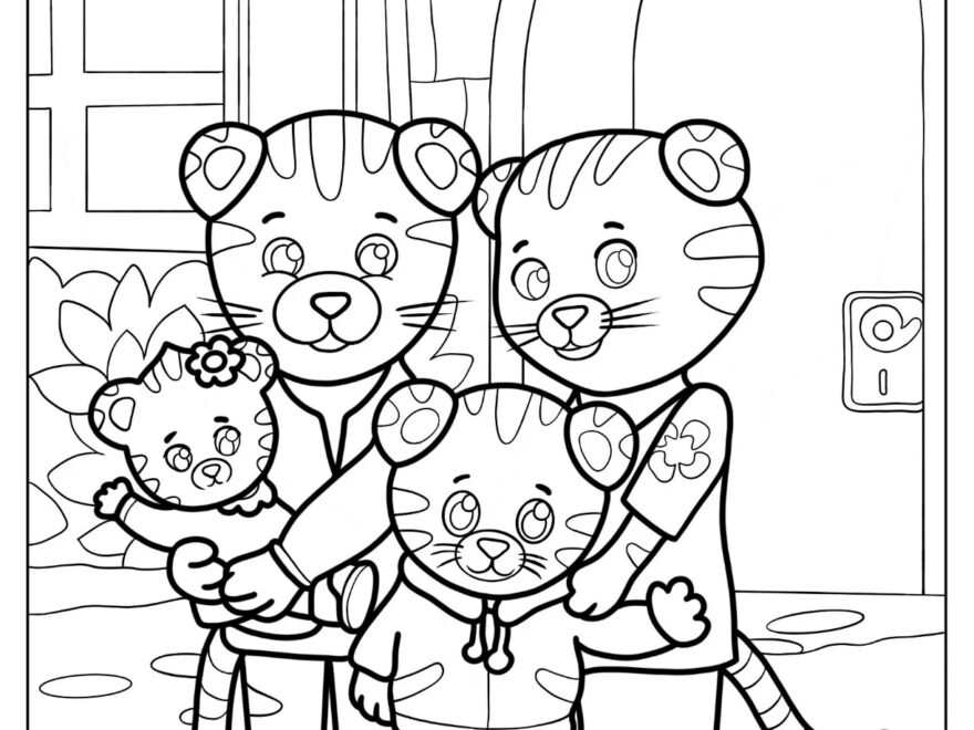 20 Daniel Tiger Coloring Pages Free PDF Printables