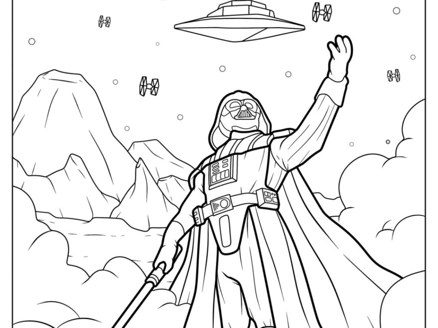 20 Darth Vader Coloring Pages Free PDF Printables