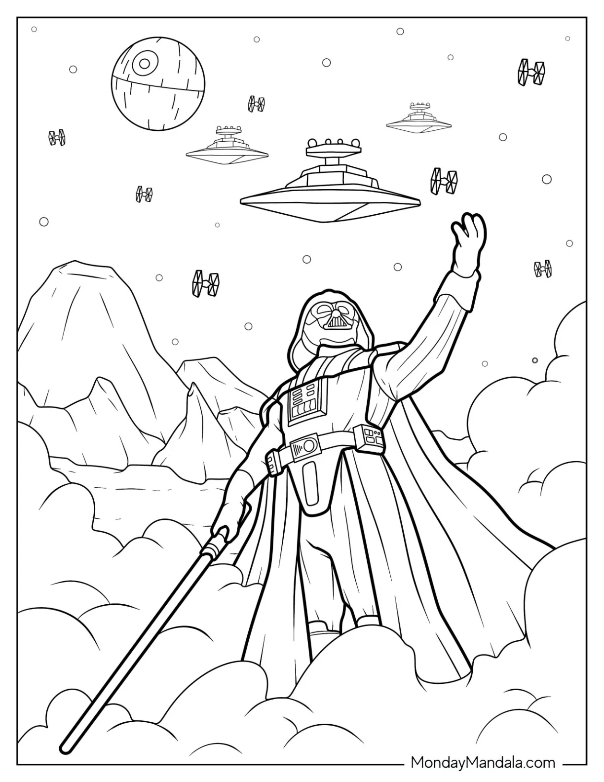 20 Darth Vader Coloring Pages Free PDF Printables 