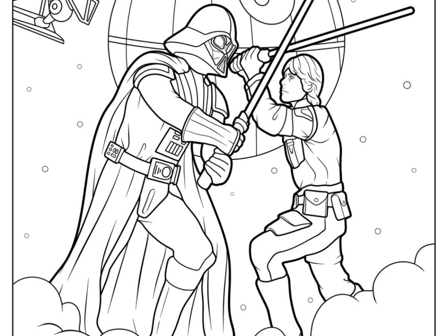 20 Darth Vader Coloring Pages Free PDF Printables