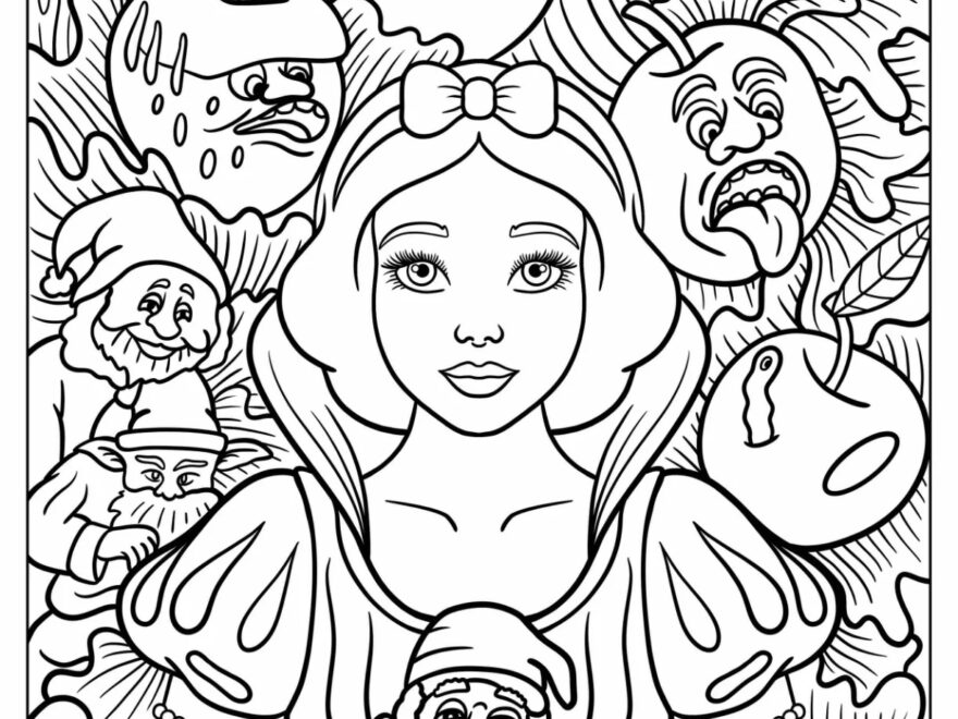 20 Disney Coloring Pages For Adults Free PDF Printables