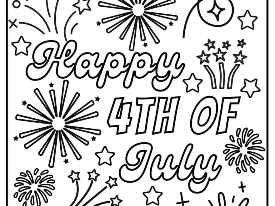 20 Free 4th Of July Coloring Pages Prudent Penny Pincher