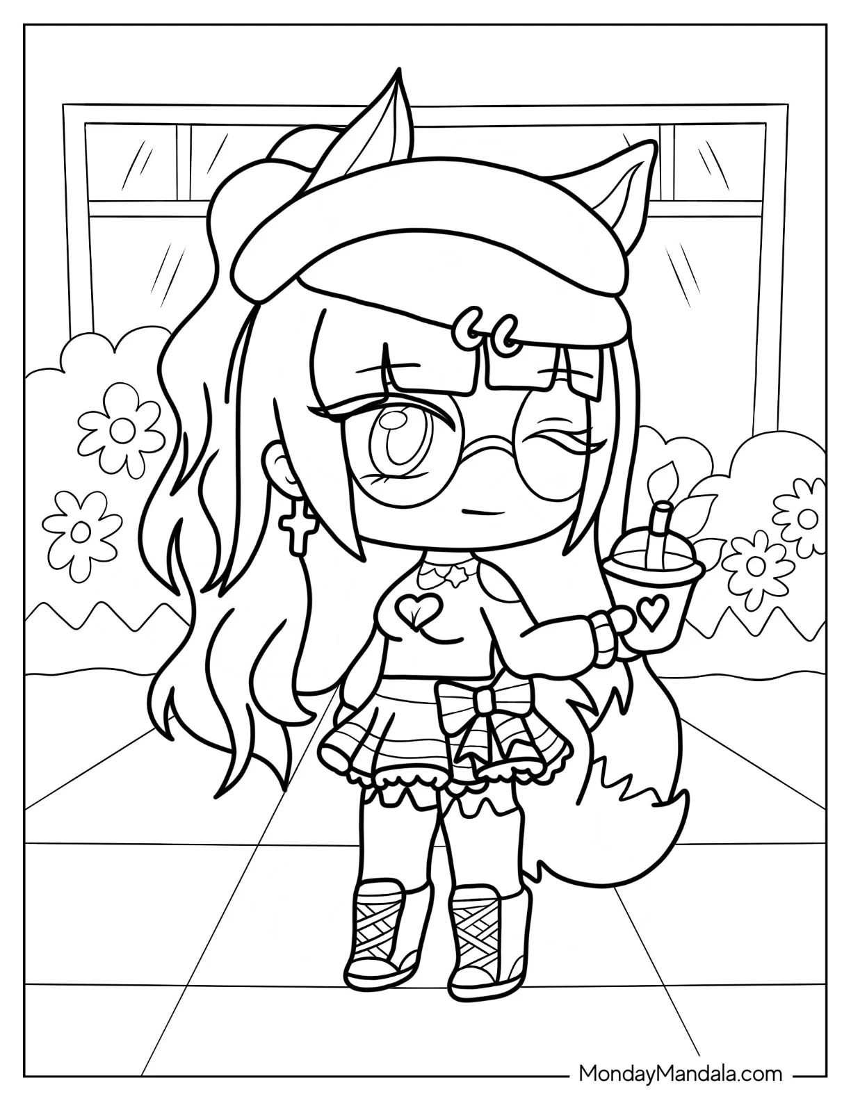 20 Gacha Life Coloring Pages Free PDF Printables 