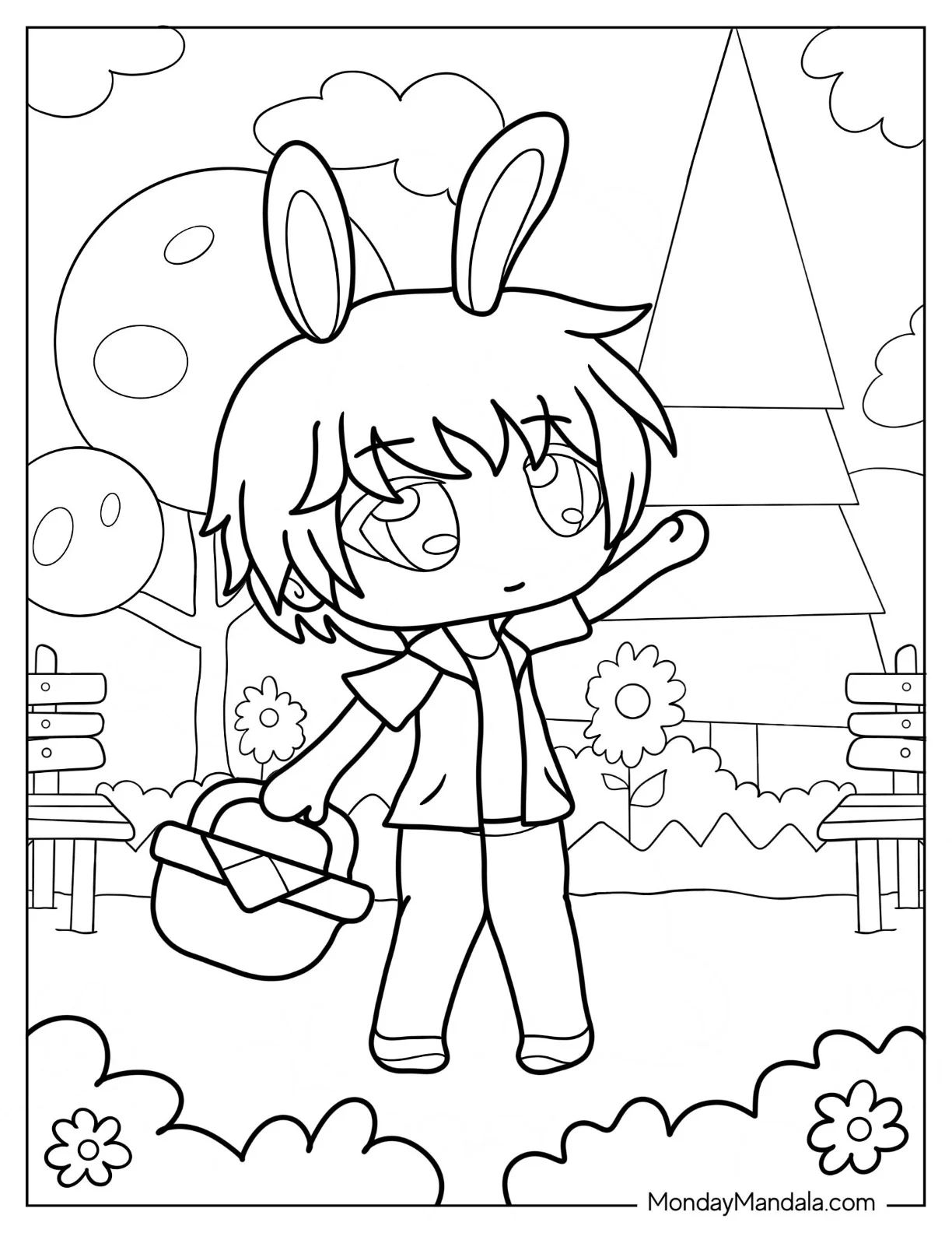 20 Gacha Life Coloring Pages Free PDF Printables 