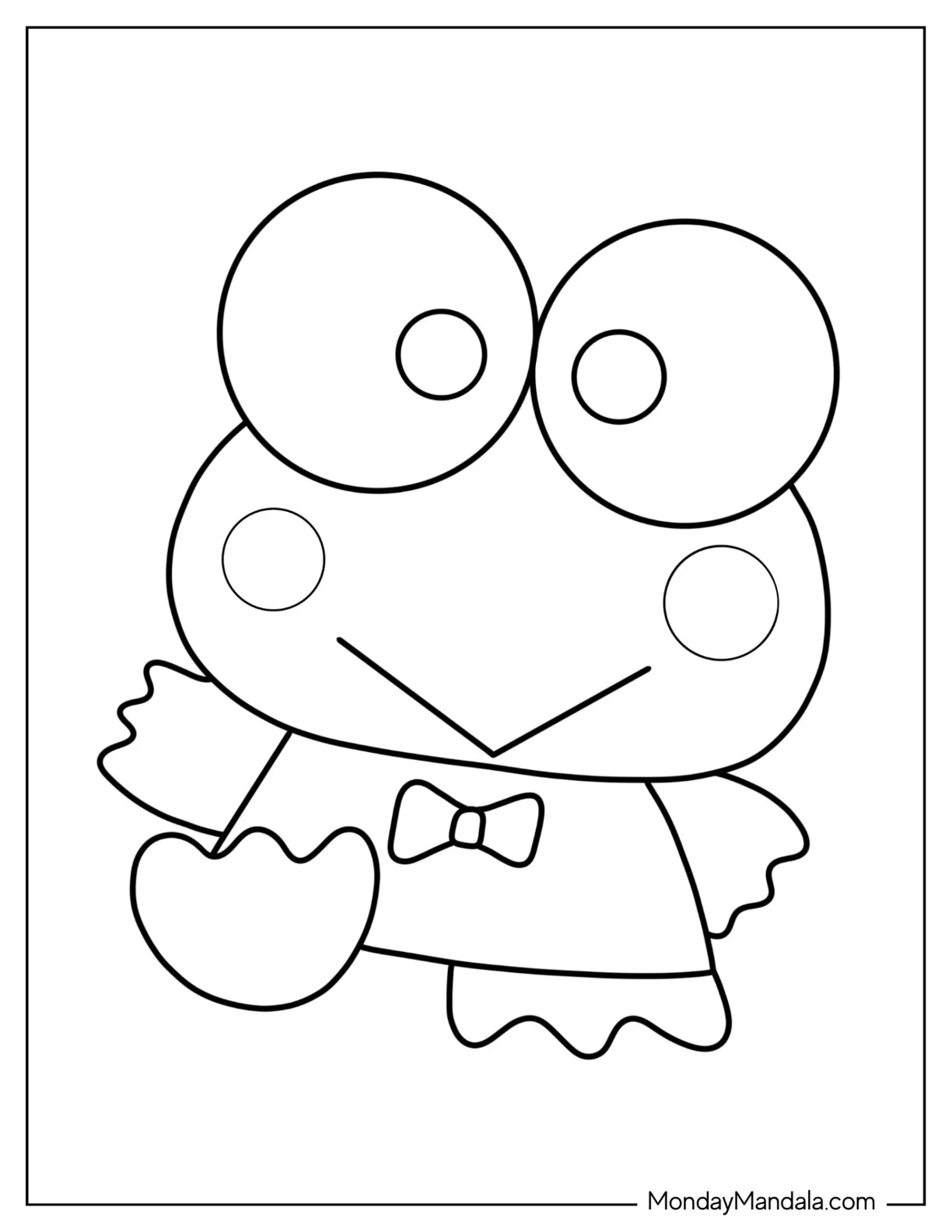 20 Keroppi Coloring Pages Free PDF Printables 