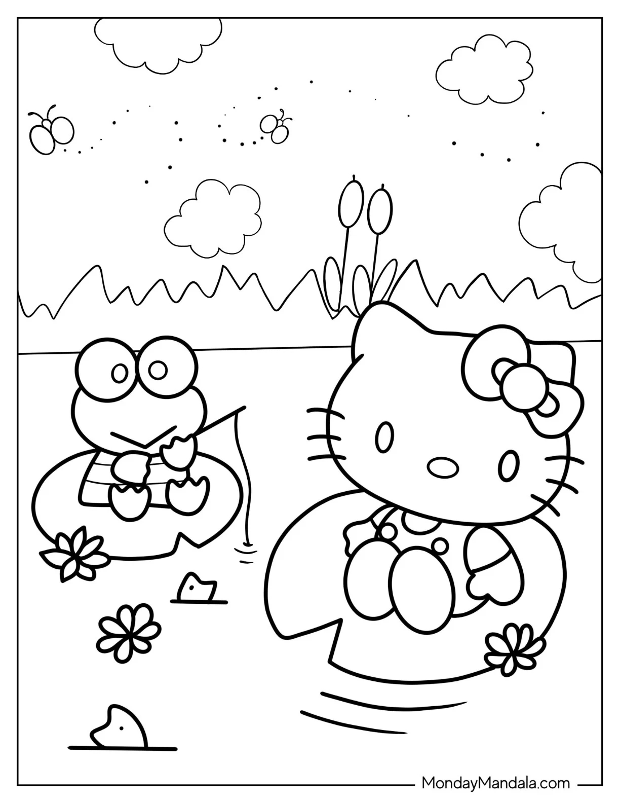 20 Keroppi Coloring Pages Free PDF Printables 