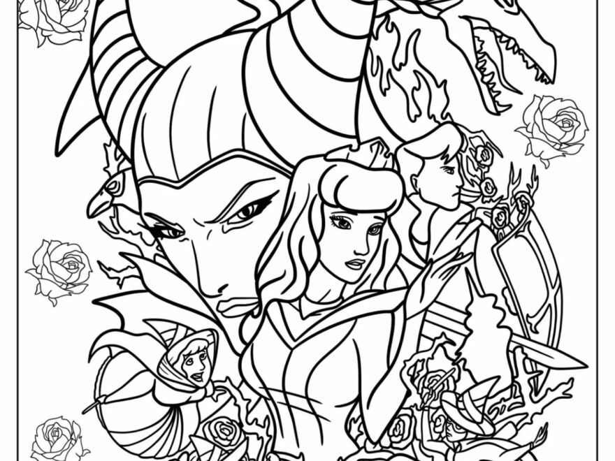 20 Maleficent Coloring Pages Free PDF Printables