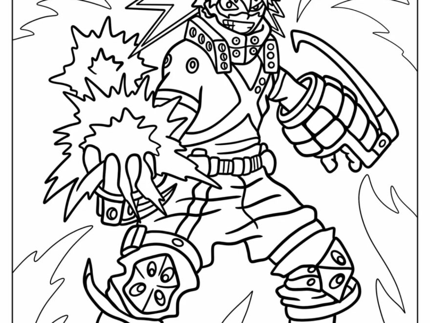 20 My Hero Academia Coloring Pages Free PDF Printables