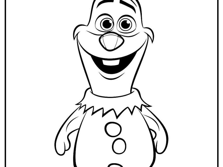 20 Olaf Coloring Pages 100 Free Printable PDF For Kids