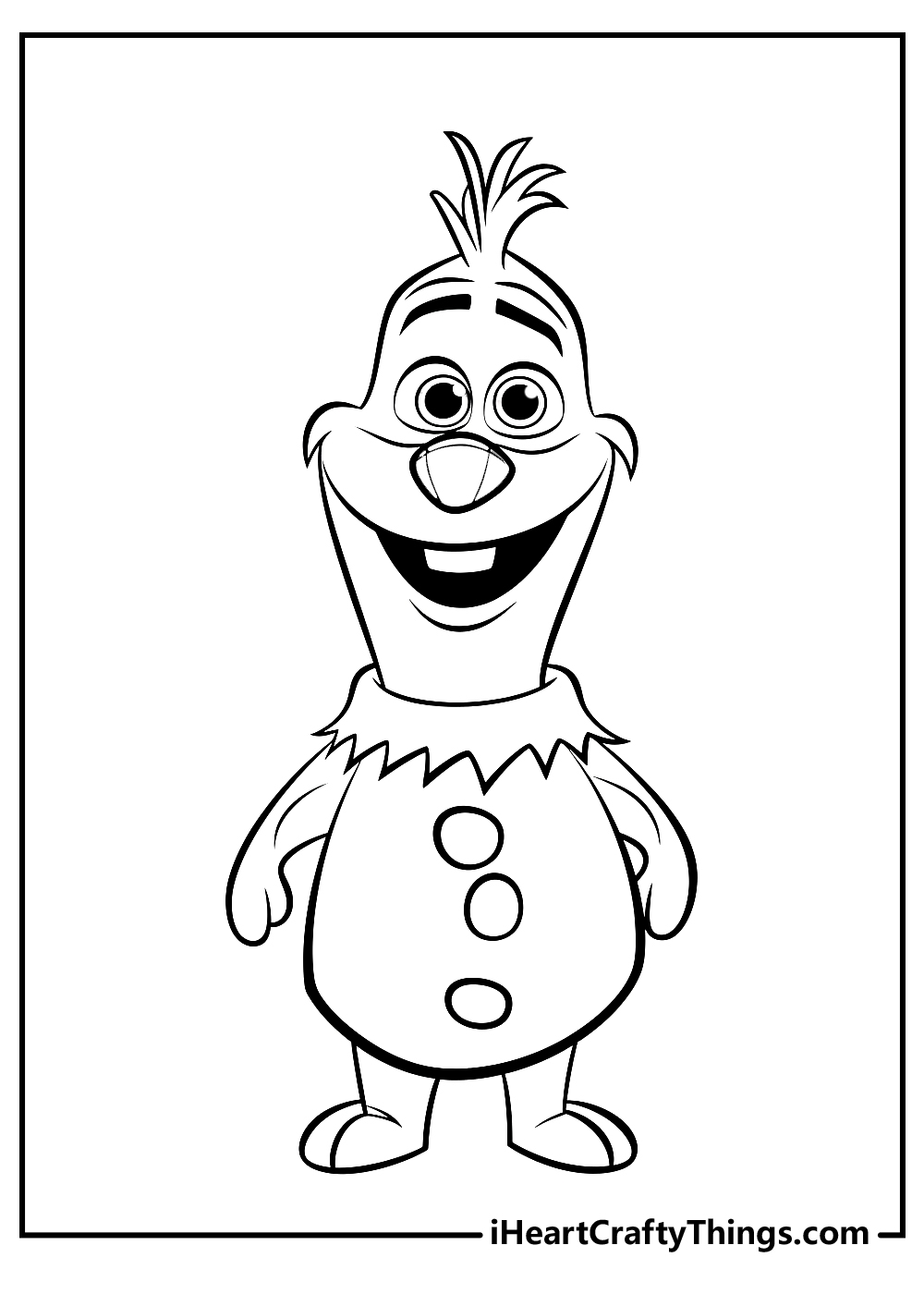 20 Olaf Coloring Pages 100 Free Printable PDF For Kids 20 Olaf Coloring Pages 100 Free Printable PDF For Kids