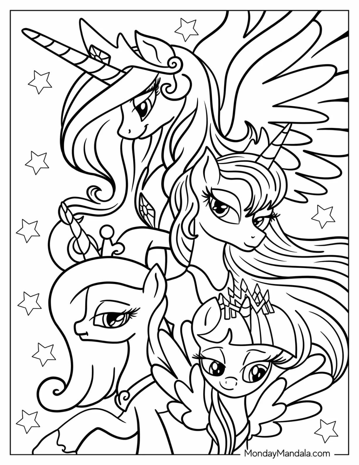 20 Princess Celestia Coloring Pages Free PDF Printables 