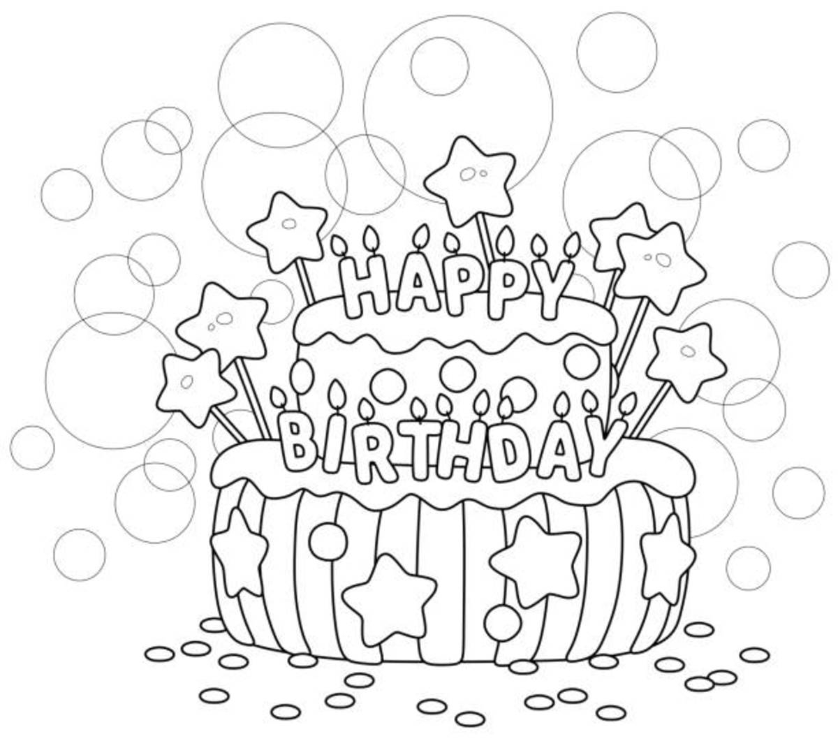 20 Printable Birthday Cards To Color Parade 20 Printable Birthday Cards To Color Parade