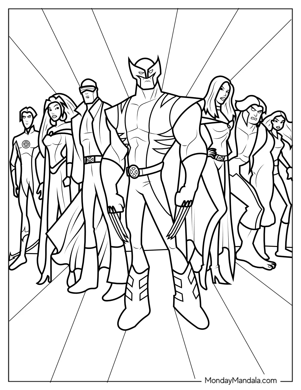 20 Wolverine Coloring Pages Free PDF Printables 