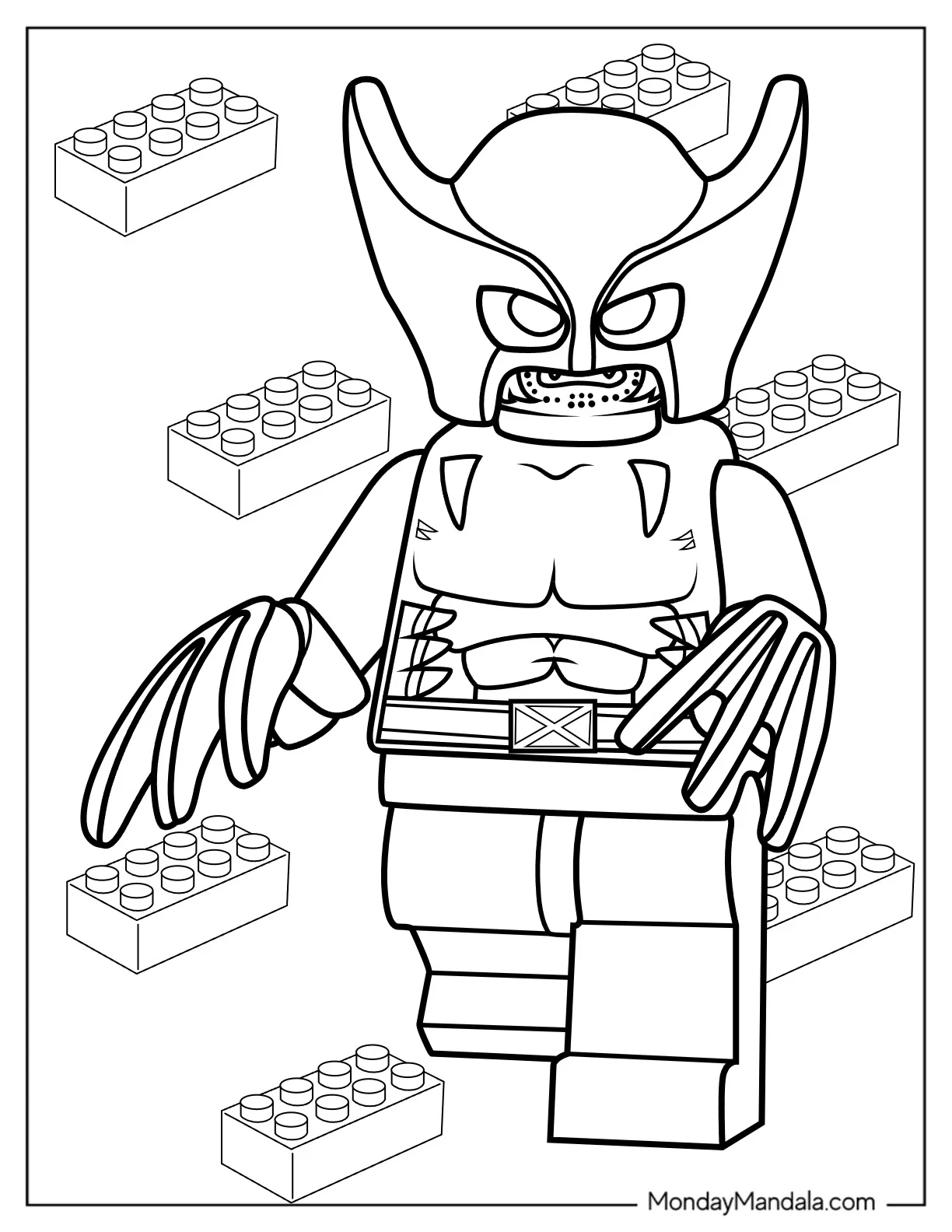 Wolverine Coloring Pages Hugh Jackman