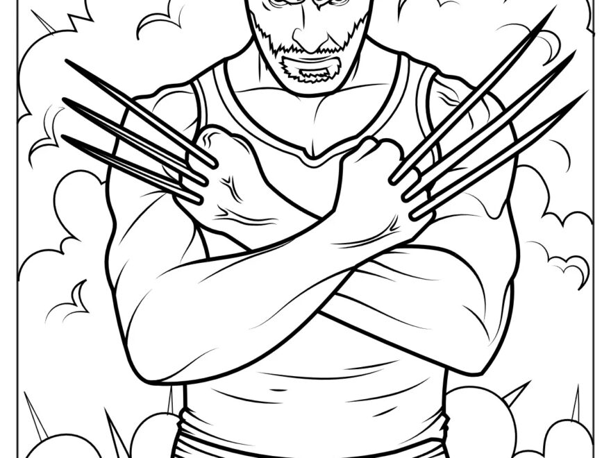 20 Wolverine Coloring Pages Free PDF Printables