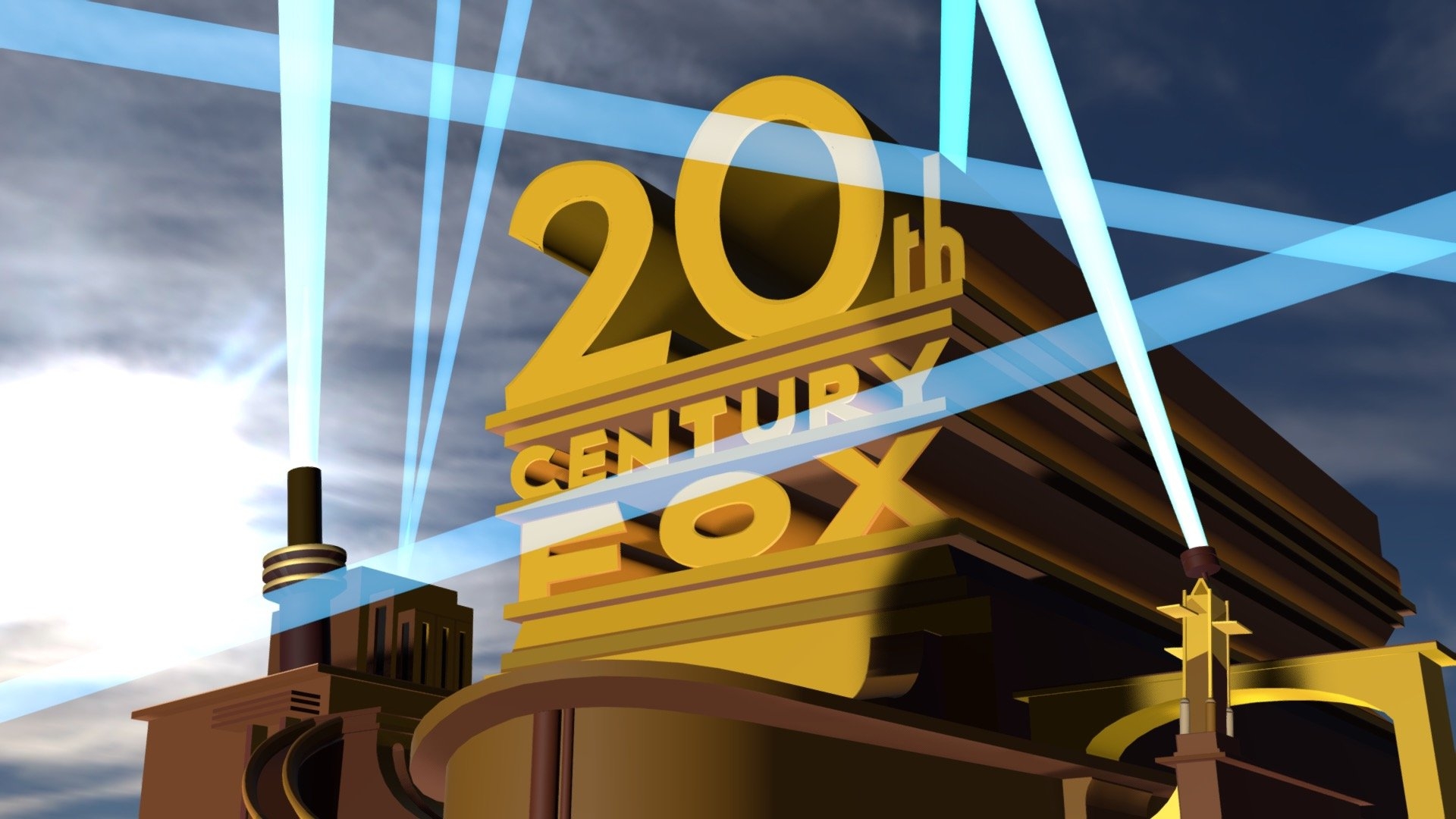 20th century fox logo 1935 remake Download Free 3D Model By Reynosa2000 reynosa2000 2f54243 